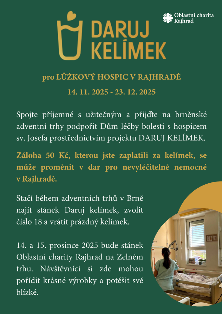 Adventní trhy Brno - daruj kelímek